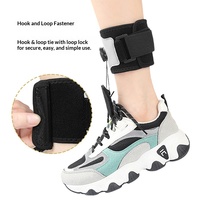 Attelle de pied tombant réglable en gros AFO avec sangle de cheville et support d'aide à la dorsiflexion, bande de rehaussement de chaussure jour et nuit
