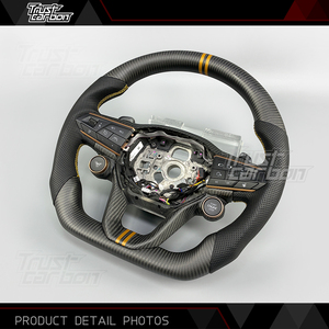 Volante de Fibra de Carbono con Acabado Mate Personalizado para <span class=keywords><strong>Seat</strong></span> Cupra Tavascan Terramar Formentor VZ <span class=keywords><strong>Leon</strong></span> Ibiza Ateca Arona - Product Image 3