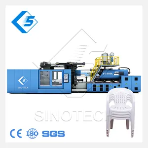 1000T Clamping force horizontal Injection Molding Machine Advanced Technology PE PP Chair Making machine