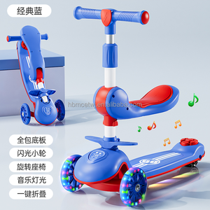 Vente flash : Tricycle scooter tout-terrain à 3 ou 4 grandes roues pour enfants avec siège amovible et valise - Product Image 6