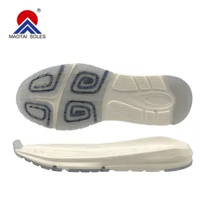 透明和印花EVA鞋底，用于休闲跑步运动鞋