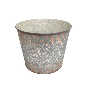 Pots de fleurs décoratifs, <span class=keywords><strong>en</strong></span> fer, style rétro, cour de <span class=keywords><strong>jardin</strong></span>, ornement pour pots de fleurs, bassin réception, seau <span class=keywords><strong>en</strong></span> métal - Product Image 3