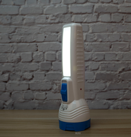 Lampe torche électrique LED Dingneng DN-104 avec lumière latérale, rechargeable, étanche IP44, lumière du jour 6000K, batterie au lithium haute performance
