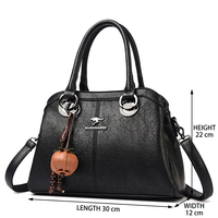 Tas Kulit Wanita Berkualitas Tinggi Kapasitas Besar Tas Jinjing Merek Mewah Tas Selempang Tas Tangan Wanita Kustom