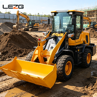 Mini-chargeuse sur pneus ZL930 de 1200 kg, hydraulique 4x4, écoénergétique, pour travaux de jardinage et de sable.