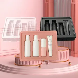 Verjüngendes Set Acetat Box Bedruckte Gesichts bürste Make-up Pinsel Set Boxen FACE MASK Blister Verpackungs schale