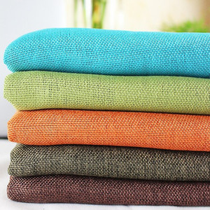 Bonded 100% Polyester <strong>Burlap</strong> Sofa <strong>Fabric</strong> Polyester Faux Linen <strong>Fabric</strong> for Pillow Cover - Product Image 3