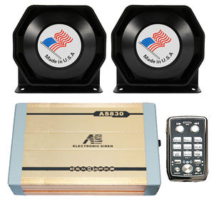 ไซเรนรถยนต์ อุปกรณ์เตือนภัยอิเล็กทรอนิกส์ เสียงดัง 20 เสียง สำหรับเตือนเหตุฉุกเฉิน ไซเรนตำรวจ ไมโครโฟนในตัว 12v 24v - Product Image 2