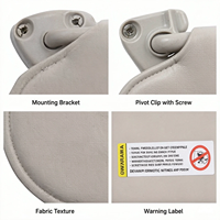 Pare-soleil beige 84054695 compatible avec Chevrolet GMC 2003-2015, pièces de rechange automobiles