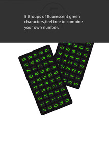 Accessori per interni Auto <span class=keywords><strong>numero</strong></span> di <span class=keywords><strong>telefono</strong></span> per Auto <span class=keywords><strong>numero</strong></span> di parcheggio temporaneo per Auto - Product Image 5