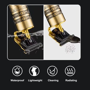 เครื่องโกนหนวดไฟฟ้าสำหรับผู้ชาย รุ่นวินเทจ T9 ชาร์จผ่าน USB ชาร์จเร็ว เครื่องตัดแต่งขนไฟฟ้า ลายมังกรพระพุทธรูป - Product Image 4