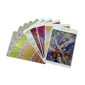 Bayaya 2023 Hot Sale Custom CMYK Birds Tarot Cards Printing Positive Affirmation cards