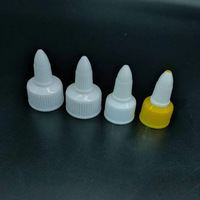 Bouchons coniques à bec effilé de 18/20/24/28 mm pour flacons de gel capillaire, cosmétiques et colle