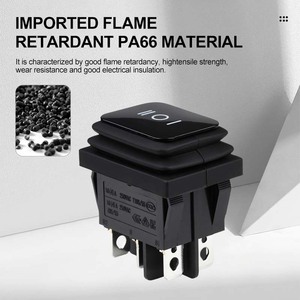 Nhiệm vụ nặng nề 20A chuyển đổi Rocker chuyển đổi IP67 không thấm nước ON-OFF-on chức năng 12V/250V Điện áp tối đa 30x22 Kích thước - Product Image 4