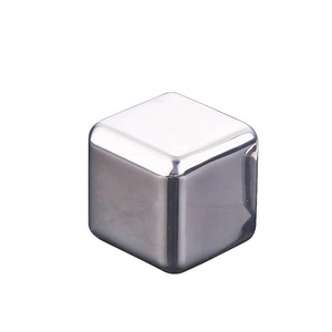 Stainless Steel Whiskey Stones Square 6 Pack Quick Cooling For Cocktail <b>Party</b> - Product Image 3