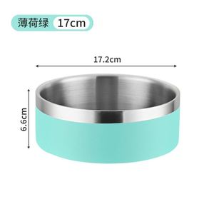 Tazón para Perros de Acero Inoxidable de 64 oz, de Doble Uso Interior y Exterior, con Recubrimiento Antiarañazos, para Perros Grandes - Product Image 6
