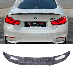 สปอยเลอร์หลังคาร์บอนไฟเบอร์แบบฟอร์จ สไตล์ PSM สำหรับ M4 F82 ปี 2014-2020 - Product Image 2