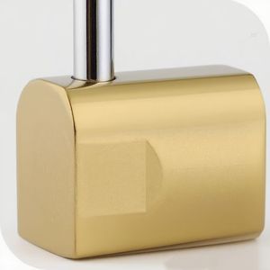 पीतल के कोर और लोहे के पैडलॉक फ्लैट कुंजी एंटी-चोरी और एंटी-जंग थकी और प्रबलित md - Product Image 2