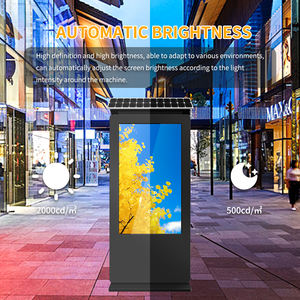 2026 New Solar Power Battery Outdoor High Brightness Totem IP65 Waterproof Free <b>Standing</b> Digital Signage - Product Image 5