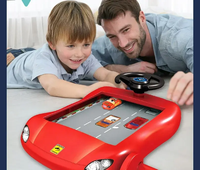 Piste de course pour enfants avec volant, éducation précoce, interaction parent-enfant, défi de course automobile, jouets 2026