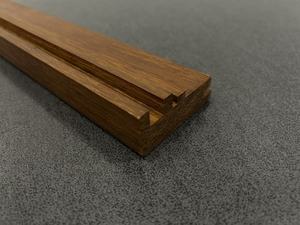 Tùy chỉnh ánh sáng Carbon ngoài trời decking thân thiện với môi Vật liệu tre trong màu hạt dẻ với phẳng-phẳng cạnh tiêu chuẩn rãnh - Product Image 6