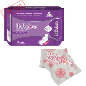 Coton biologique Période Fille Période Serviette hygiénique Fournisseurs, Vente en gros Serviette hygiénique Thaïlande Nom de marque personnalisé Dames ISO