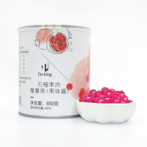 Taiwán <span class=keywords><strong>Granada</strong></span> Popping Boba Pearls Bursting Boba Ball Topping para Bubble Tea Milk Tea Bottle Shop Proveedor - Product Image 1