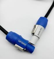 Cable Híbrido Powercon DMX XLR RJ45 para Iluminación de Escenario, Cable Combinado de Señal y Alimentación, 3 Pines, 5 Pines, 13AWG, 2 Puntos, 5 mm, Dos en Uno