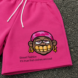 Conjuntos de 2 Piezas para <span class=keywords><strong>Hombre</strong></span> de Verano, Camiseta con Estampado y Pantalones Deportivos, Trajes Deportivos, Shorts Deportivos, Shorts y Camisetas con Logotipo Personalizado - Product Image 3