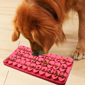 Coussin nasal interactif en silicone pour chien avec ventouse, coussin de thérapie pour animaux de compagnie, bol à nourriture lente pour chien, décompression - Product Image 2