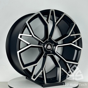 ล้อแม็กซ์ 722auto สีดำเงินแบบทูโทน หน้าเจียร 1 ชิ้น ผลิตจากการฟอร์จ ขนาด 18-22 นิ้ว ขอบเว้าลึก 5x112 5x114.<span class=keywords><strong>3</strong></span> 5x120 สำหรับรถยนต์ <span class=keywords><strong>Tesla</strong></span> <span class=keywords><strong>BMW</strong></span> Audi - Product Image 3
