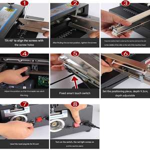 Agrafeuse <span class=keywords><strong>de</strong></span> table électrique automatique, machine <span class=keywords><strong>de</strong></span> formage alimentaire - Product Image 5