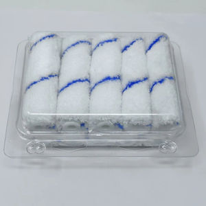 Vente chaude 4 pouces Blue Stripe <span class=keywords><strong>Mini</strong></span> microfibre <span class=keywords><strong>rouleau</strong></span> couverture personnalisable non pelucheux rouleaux de <span class=keywords><strong>peinture</strong></span> pour les projets de bricolage Support OEM - Product Image 3