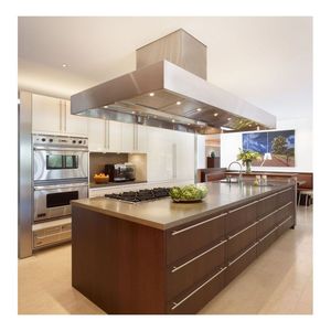 Allure Fabricación personalizada Cocina de alta calidad Mesa de isla modular Gabinetes De Cocina De madera maciza Gabinetes De Cocina modernos - Product Image 5