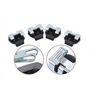 Support de tringle à rideau arrière pour Renault Megane Mk2 Wind Laguna, boucle à crochet en métal en forme de U, installation facile, plastique et acier - Product Image 3