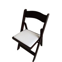 Vente en gros chaise en plastique rembourrée blanc noir chaise de banquet événement fête mariage chaises pliantes en résine