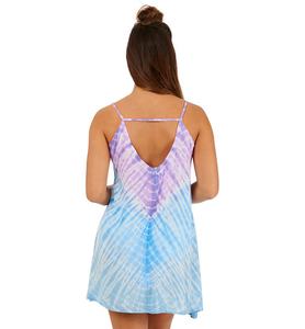 คุณภาพสูงสตรีสวมใส่Rayon Beach Tie Dyeสั้นเสื้อชุด - Product Image 2