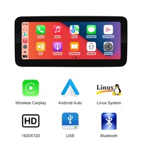 Route Factory Supply Dual System Car GPS pour Mercedes Benz Classe C NTG4.5 Audio Wireless Carplay Dashboard Placement 12.3 "Linux