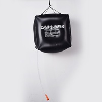 AJOTEQPT Sac de douche solaire d'extérieur 40L Portable PVC Sac de douche de camping de grande capacité pour l'escalade