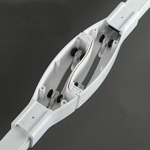 JERED Motorizado Aluminio Acero Diseño Suave Operación Ventana Uso en el hogar-Accesorio de rieles de cortina de onda flexible - Product Image 2