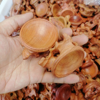 Base en bois de gros pour boule de cristal Support en bois pour sphère de cristal de 2 à 12cm