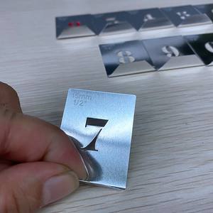 <span class=keywords><strong>Pochoir</strong></span> de lettres, pochoirs métalliques personnalisés pour la peinture, 15 20 25 30 mm, gabarit de découpe de lettres en métal - Product Image 2