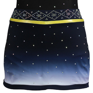 Uniformes de cheerleading personnalisés en gros avec strass, sublimés, pour compétition, costumes de cheerleaders pour équipes féminines, vêtements de cheerleading compétitifs - Product Image 3