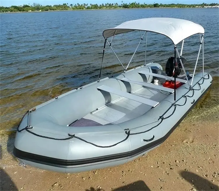 2023 New Design Factory venda diretamente float hovercraft resgate barco inflável com motor