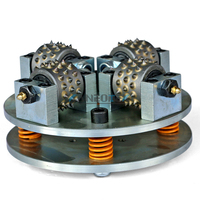 KANEOTEK 8 10 12 pulgadas carburo de tungsteno doble capa diamante Bush martillo rodillo rueda herramienta máquina para superficie Lichi