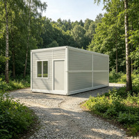 Maison préfabriquée pliable à bas prix, bureau mobile modulaire, maison préfabriquée pour l'exportation