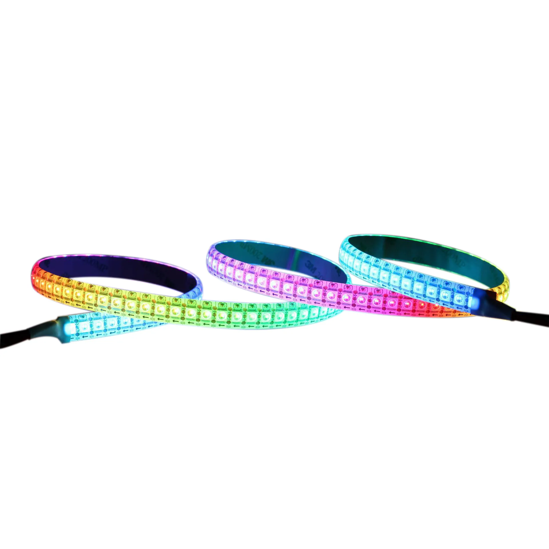 2812 LED RGB Pixels Strip 5050 Built-in WS2812B Smart IC IP30/65/67 Waterproof 30 60 144 LEDs/M Addressable Flexible Light Bar