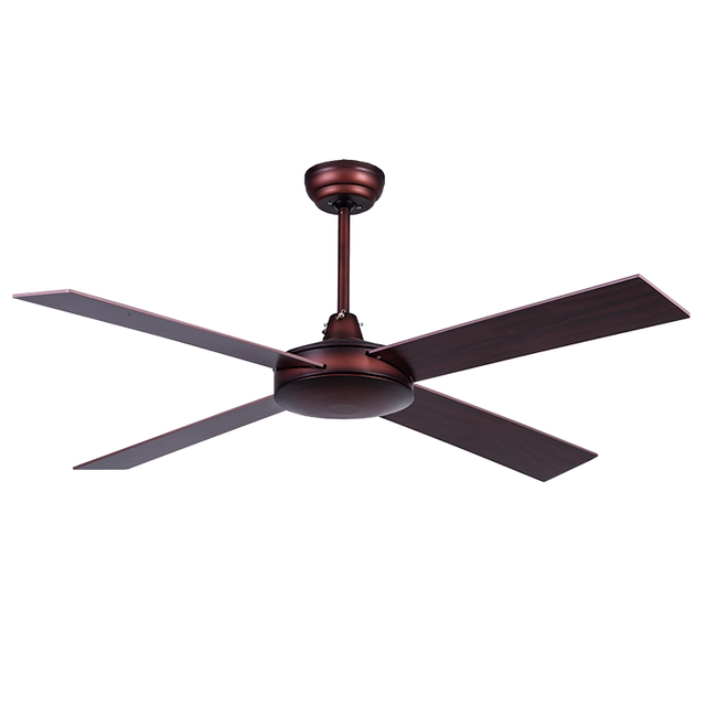 Cheap Price Remote Control Retro Industrial Style 52" Plywood Blades AC DC Motor Ceiling Fan