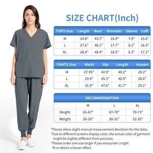 Uniforme de gommage gris Stretch Comfort Healthcare Design unisexe à manches courtes pour l'entraînement, les stages et les tâches quotidiennes. - Product Image 6