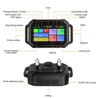 Clôture GPS invisible imperméable pour l'entraînement et le suivi des animaux de compagnie, collier de clôture GPS sans fil à choc électrique pour chien